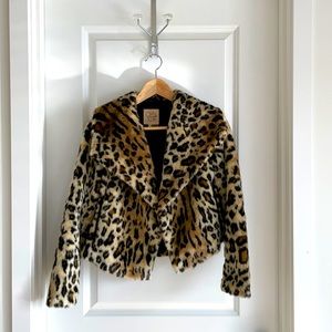 Chaser Leopard fur jacket